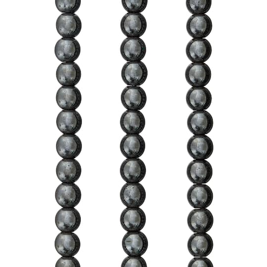Hematite Round Beads, 6mm by Bead Landing™